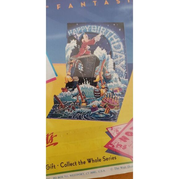 Pop Shots. Mickey Mouse Greeting Cards. Happy Birthday and I Love You. Sealed. - Picture 4 of 9